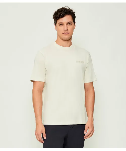 

Футболка с принтом S-образной спины, SS Relaxed fit Napapijri, бежевый
