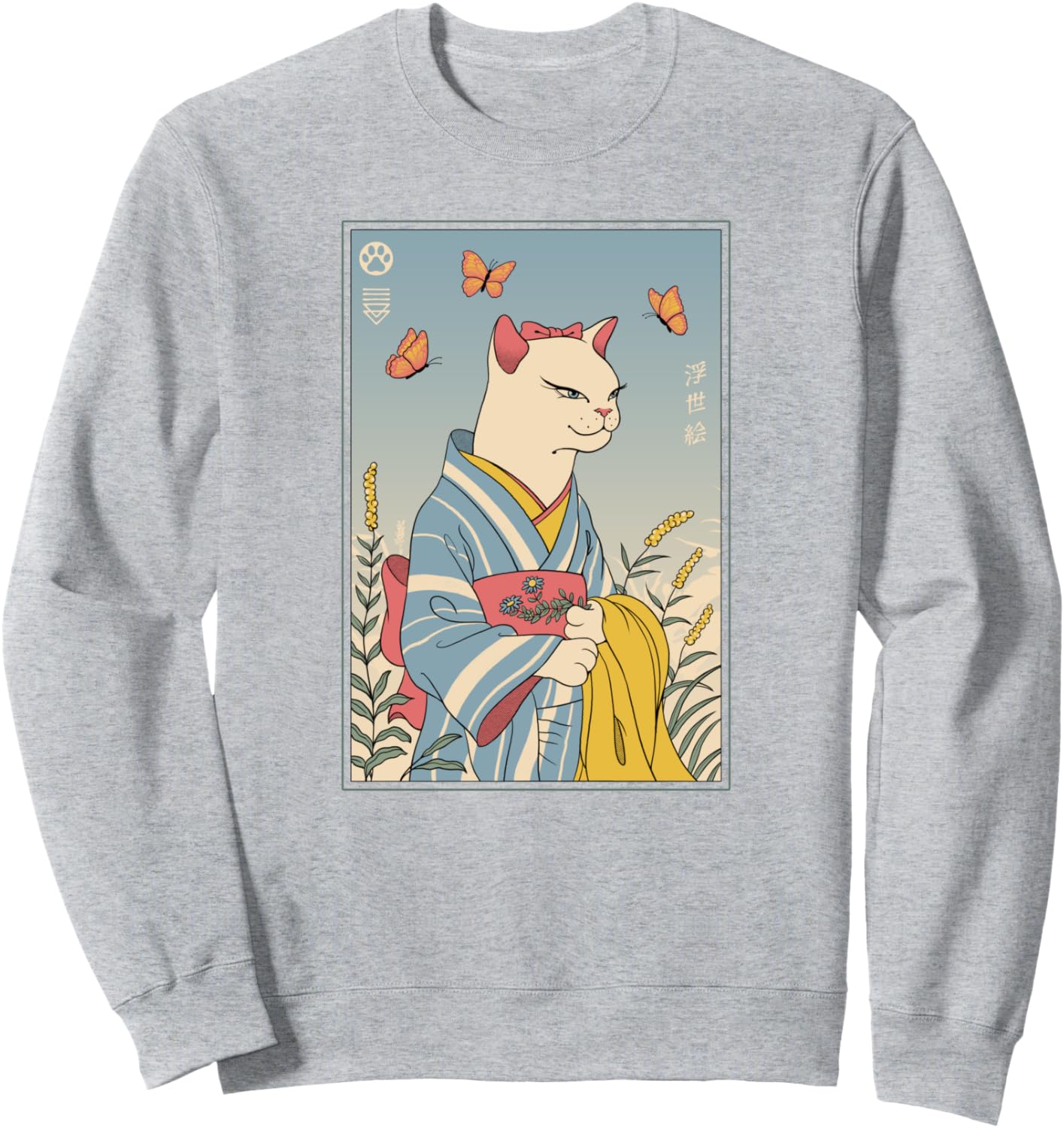 

Толстовка с изображением белой кошки в стиле укие-э, серая, размер S Vincent Trinidad Art, Серый, Толстовка с изображением белой кошки в стиле укие-э, серая, размер S Vincent Trinidad Art