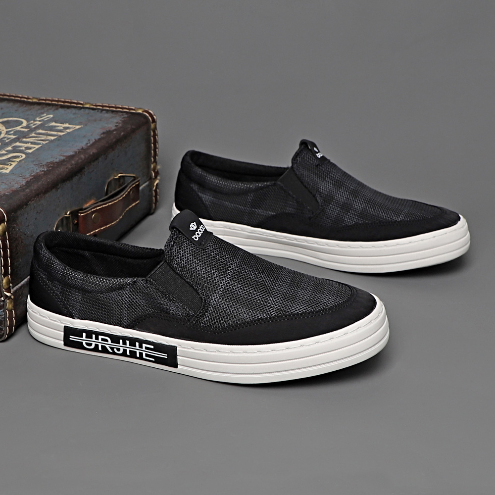 Baoda Мужские повседневные кроссовки Low Top серые, цвет Gray — фото 4
