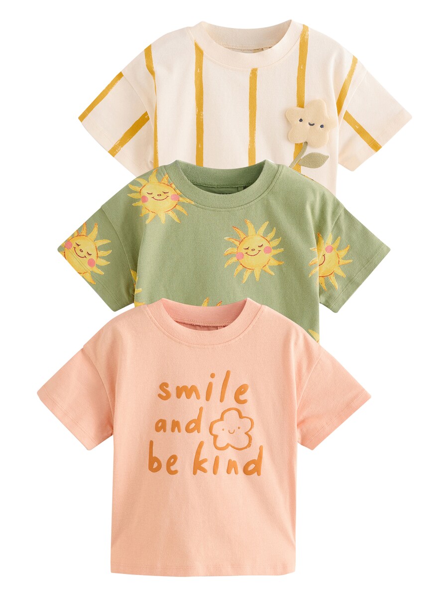 

Рубашка Next, цвет Green/Rose/White