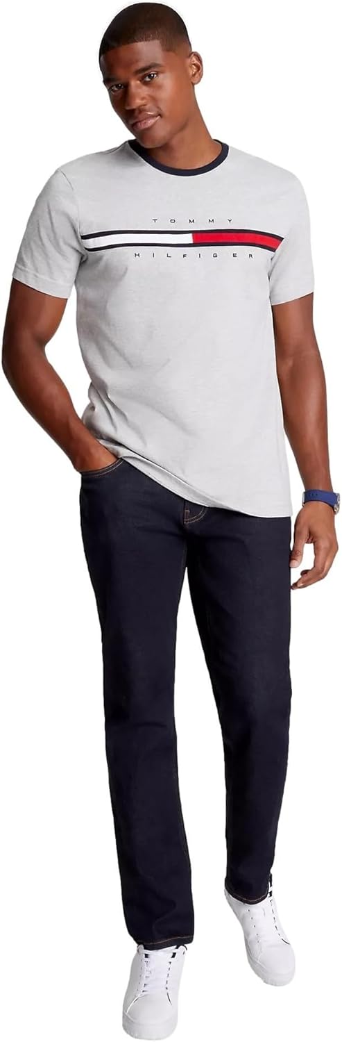 

Мужская футболка Tommy Hilfiger Regular Fit с вышитым флагом и круглым вырезом, коллекция 2024 года, размер L, белая, Pefect Grey., Белый, Мужская футболка Tommy Hilfiger Regular Fit с вышитым флагом и круглым вырезом, коллекция 2024 года, размер L, белая