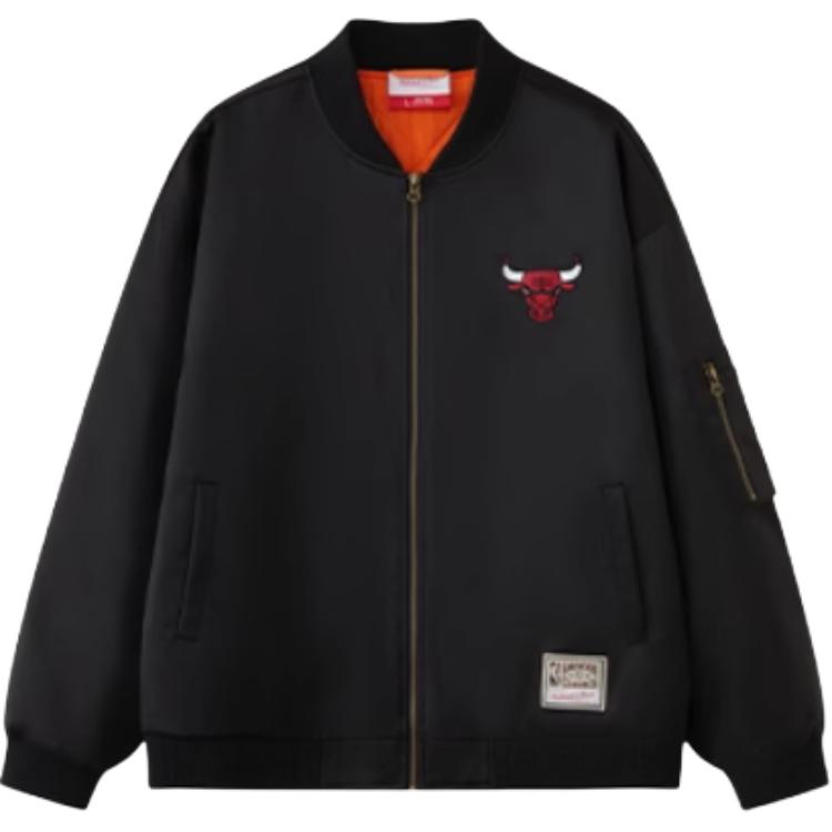 

Mitchell Ness Куртка пуховик мужская черная, Black