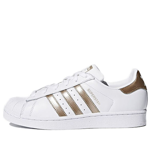 Кроссовки superstar 'white metallic' Adidas, мультиколор