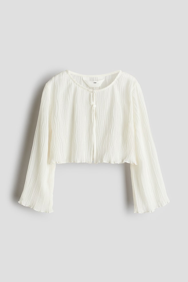 

Мятая блузка H&M, бежевый