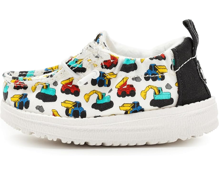 Детские слипоны Lildude Slip-On Novelty (Infant/Toddler) Hey Dude Kids, Ivory/Multi — фото 4