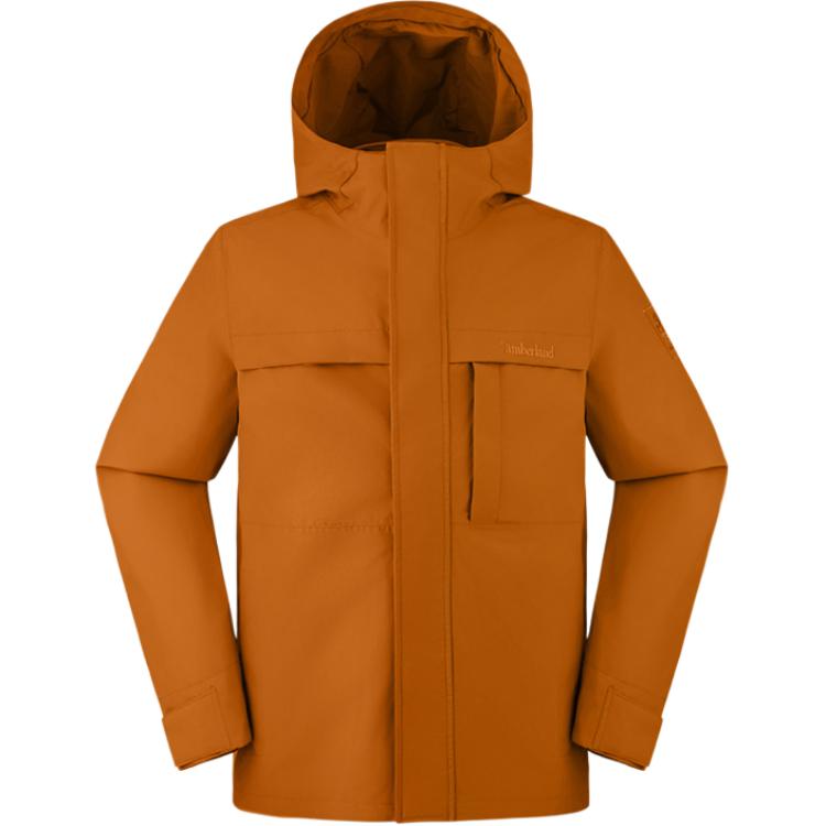 

Водонепроницаемая и ветрозащитная утепленная ветровка Men's Timberland, коричневый