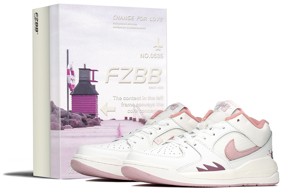 

Кроссовки Jordan Stadium 90 Lifestyle Shoes Women's Low-top White/purple, фиолетовый