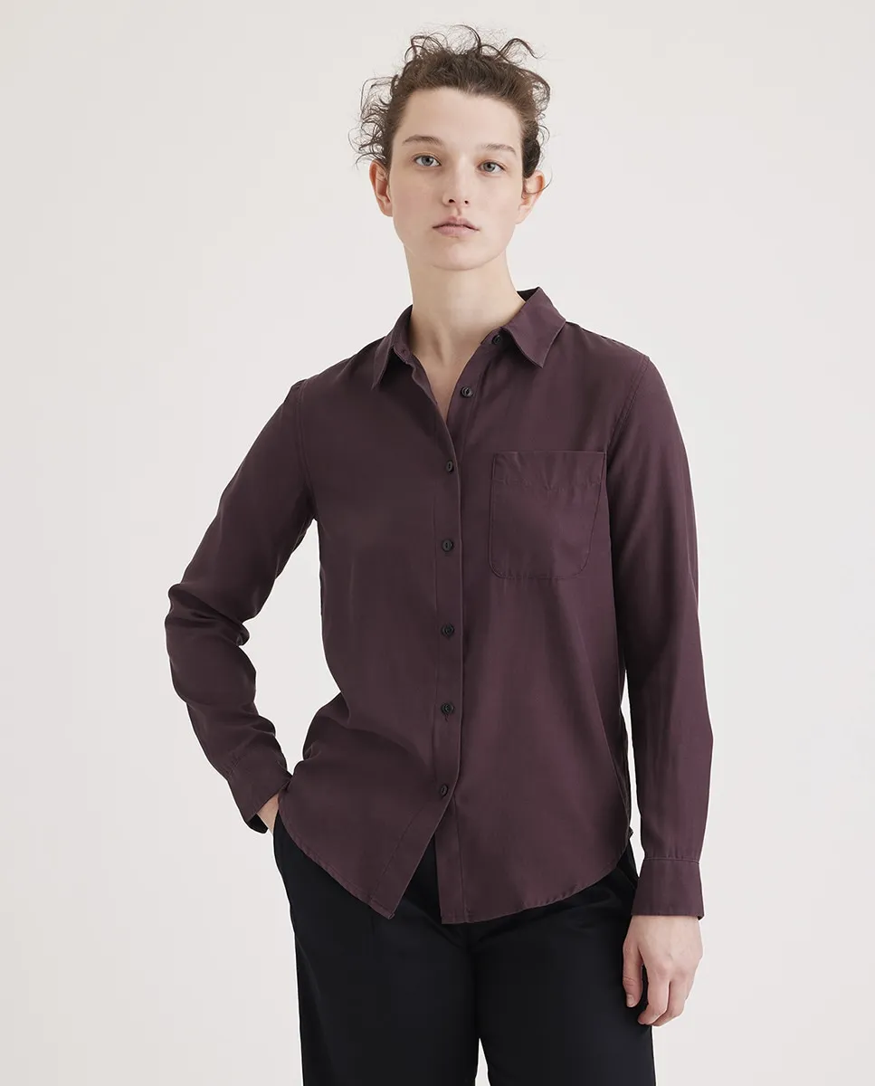 

Женская блузка с длинным рукавом Dockers, бордовый