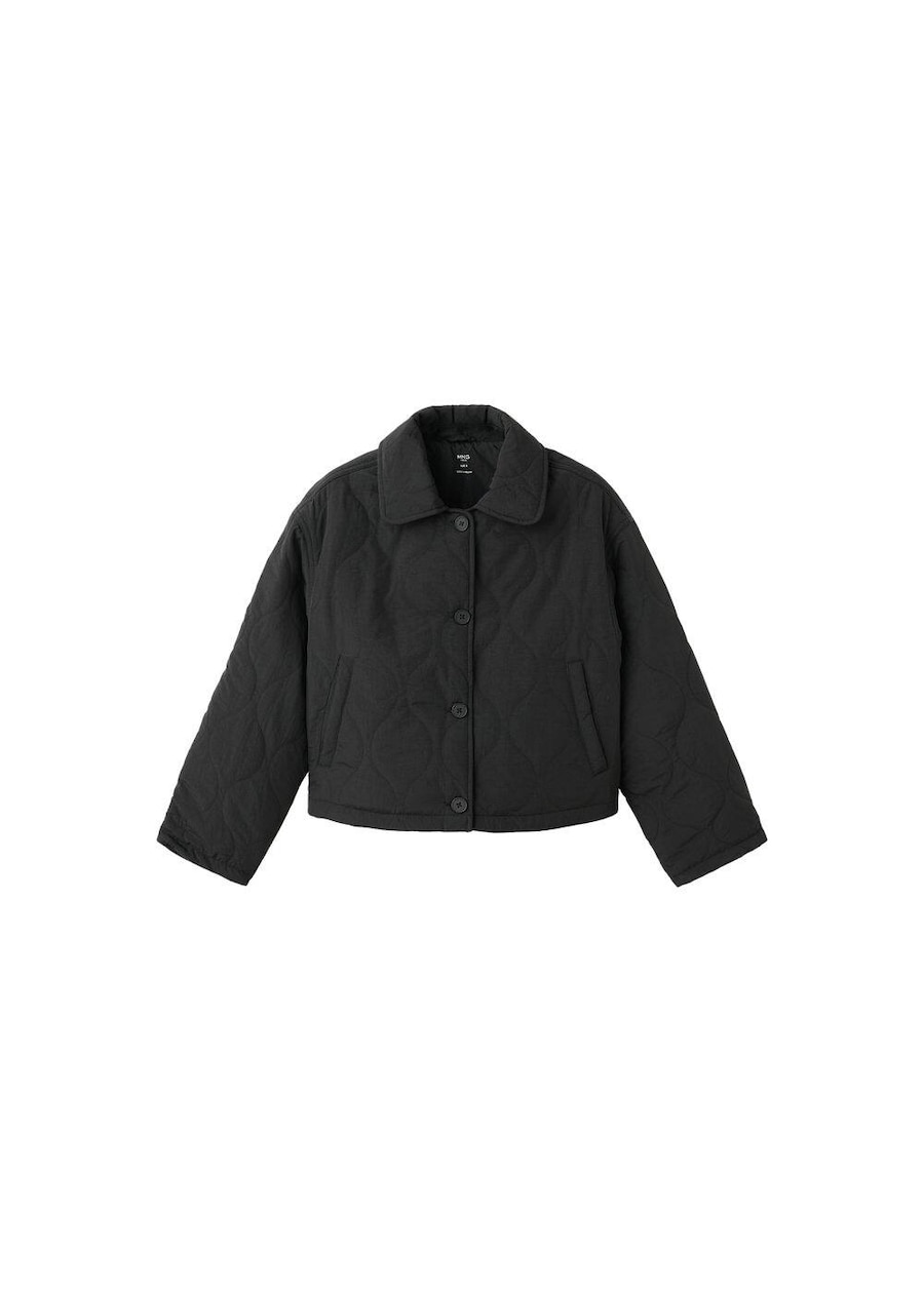 

Куртка межсезонная MANGO TEEN Malmocr, черный