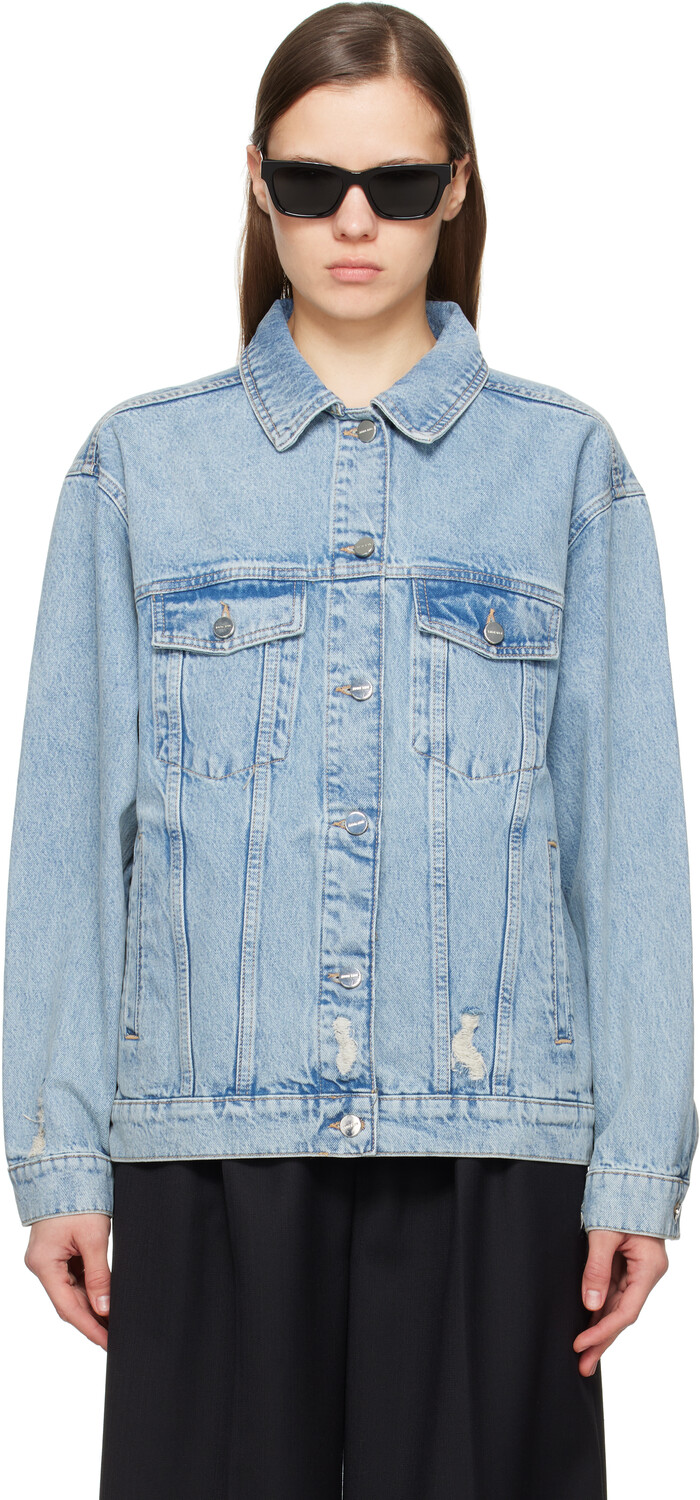 

Синяя джинсовая куртка Rory ANINE BING, Vintage blue