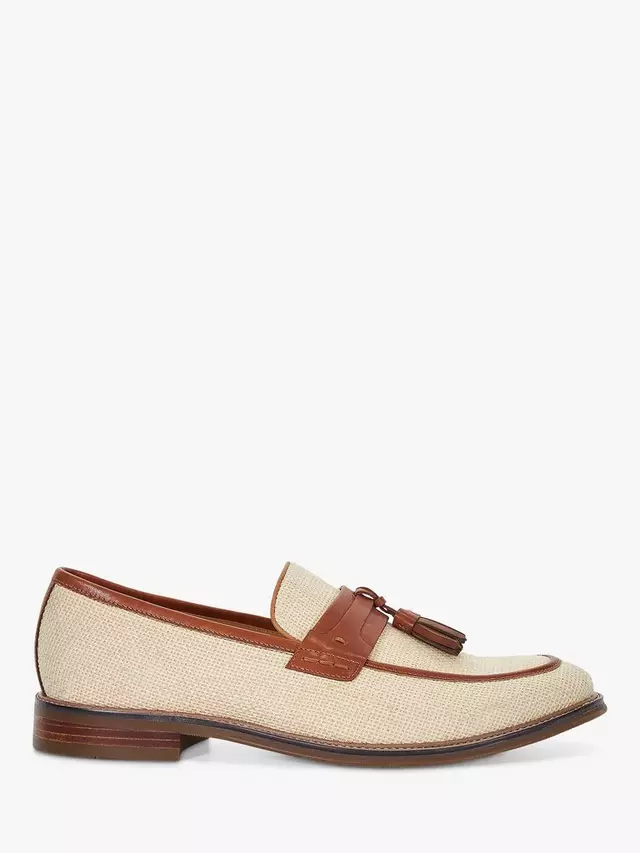 

Лоферы Dune Sought Leather, цвет tan