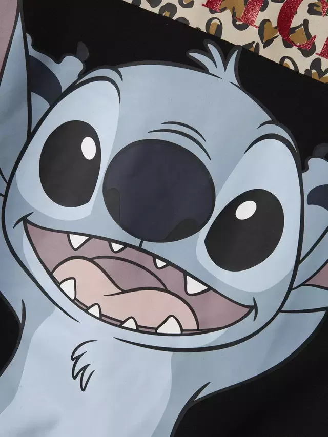 Детский толстовка с капюшоном Disney Stitch, черный NAME IT — фото 2