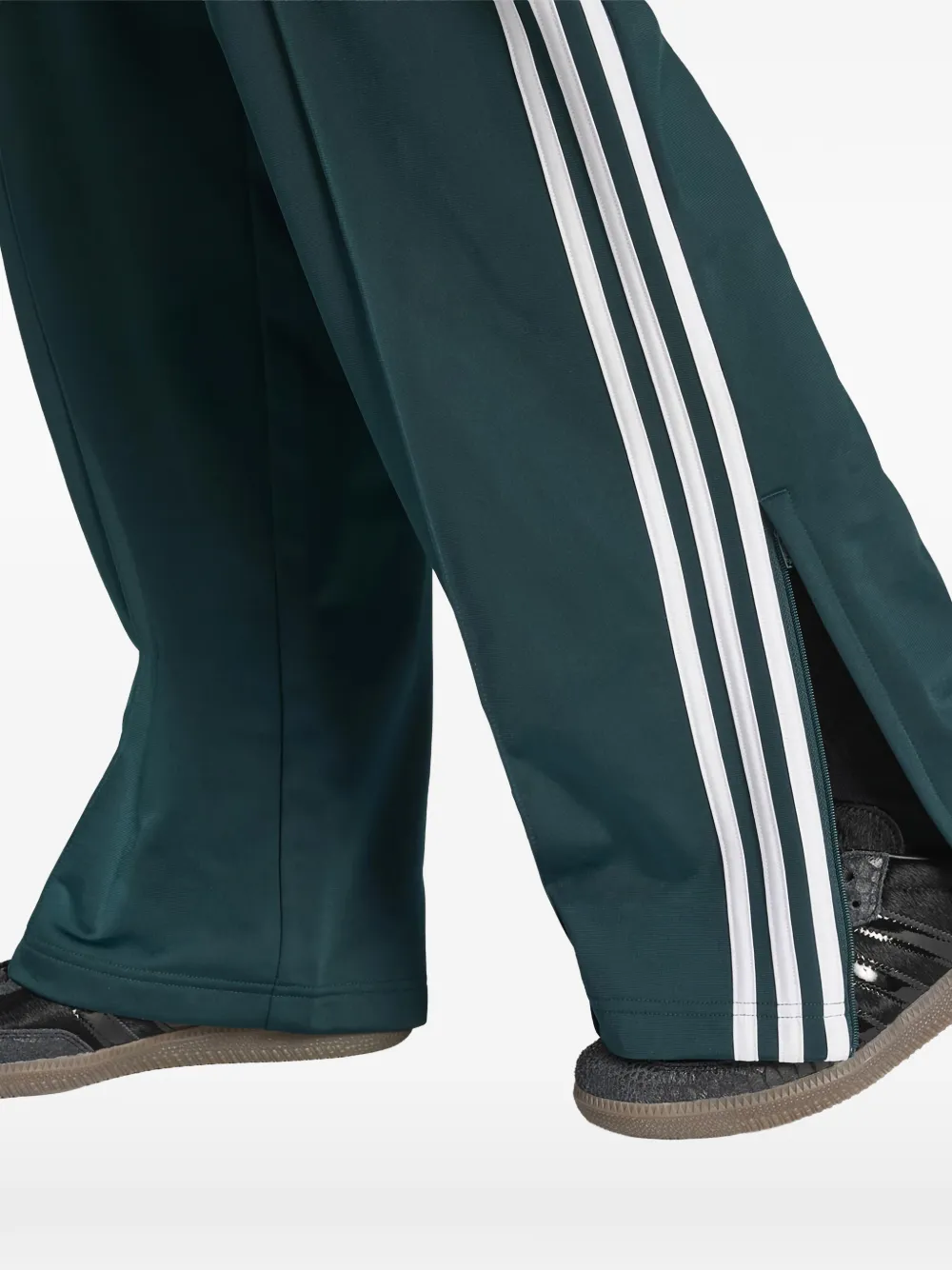 Брюки Firebird свободного кроя в полоску Adidas, зеленый — фото 3