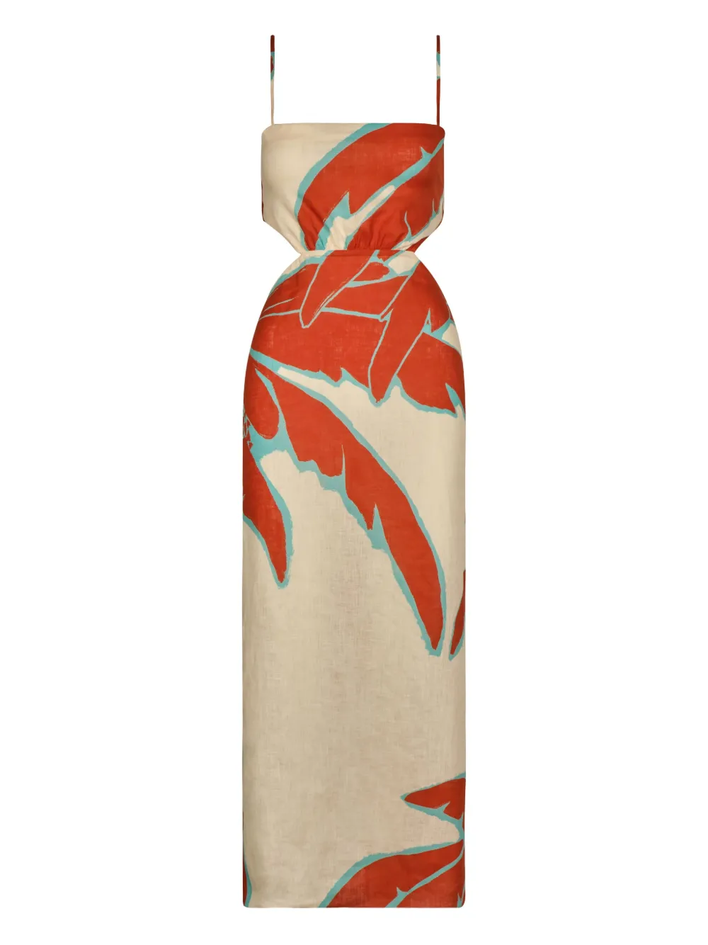 

Льняное платье макси Palms Johanna Ortiz, нейтральный