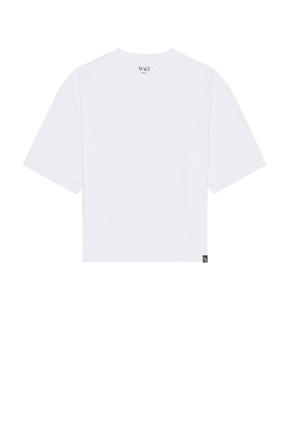 

Укороченная футболка оверсайз Wao, white