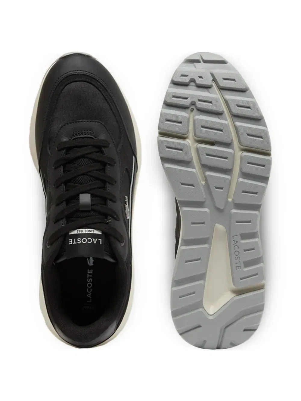 Кроссовки Run Set Lacoste, черный — фото 4