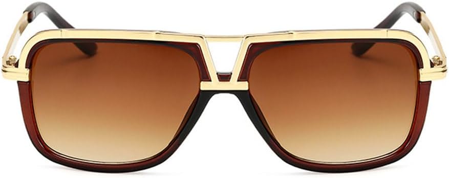 

Винтажные солнцезащитные очки для женщин и мужчин, форма Oculos De Sol, зеркальные модные мужские солнцезащитные очки, женские солнцезащитные очки UV400 generic, Brown-brown