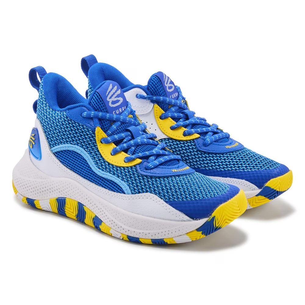 

Баскетбольные кроссовки Curry 3z24 для больших детей Under Armour, синий