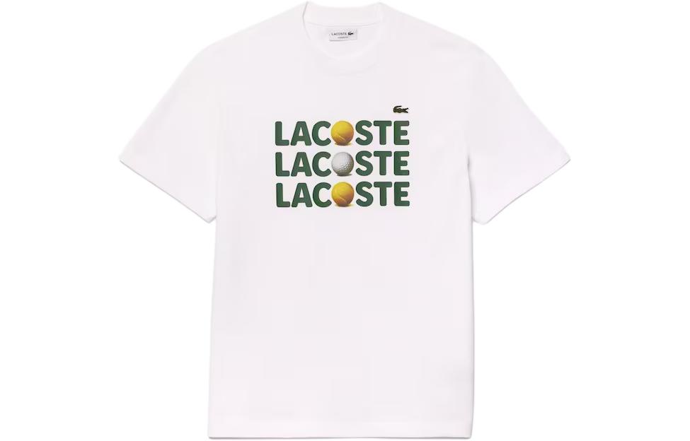 

Футболка мужская белая Lacoste, белый