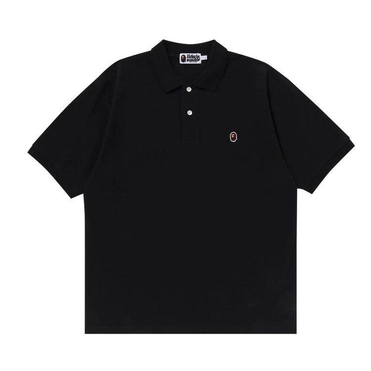 

Поло BAPE One Point Relaxed Fit Polo Shirt, Black