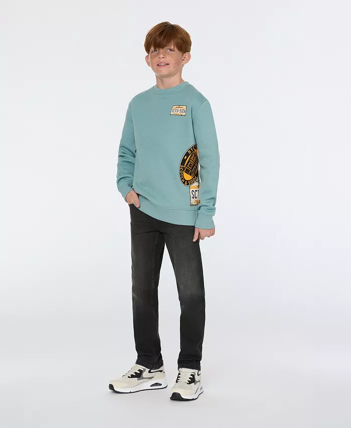 Флисовая толстовка с принтом для мальчиков Big Boys SCOTCH & SODA — фото 2