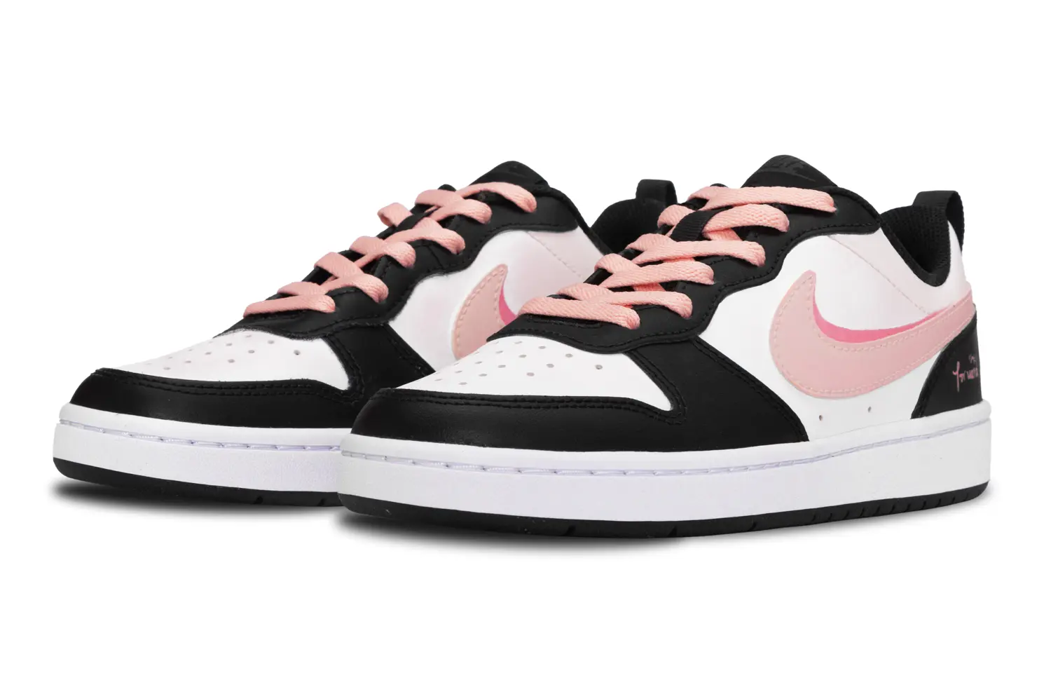 

Кроссовки Nike Court Borough Skateboarding Shoes Women's Low-top White, цвет Peach