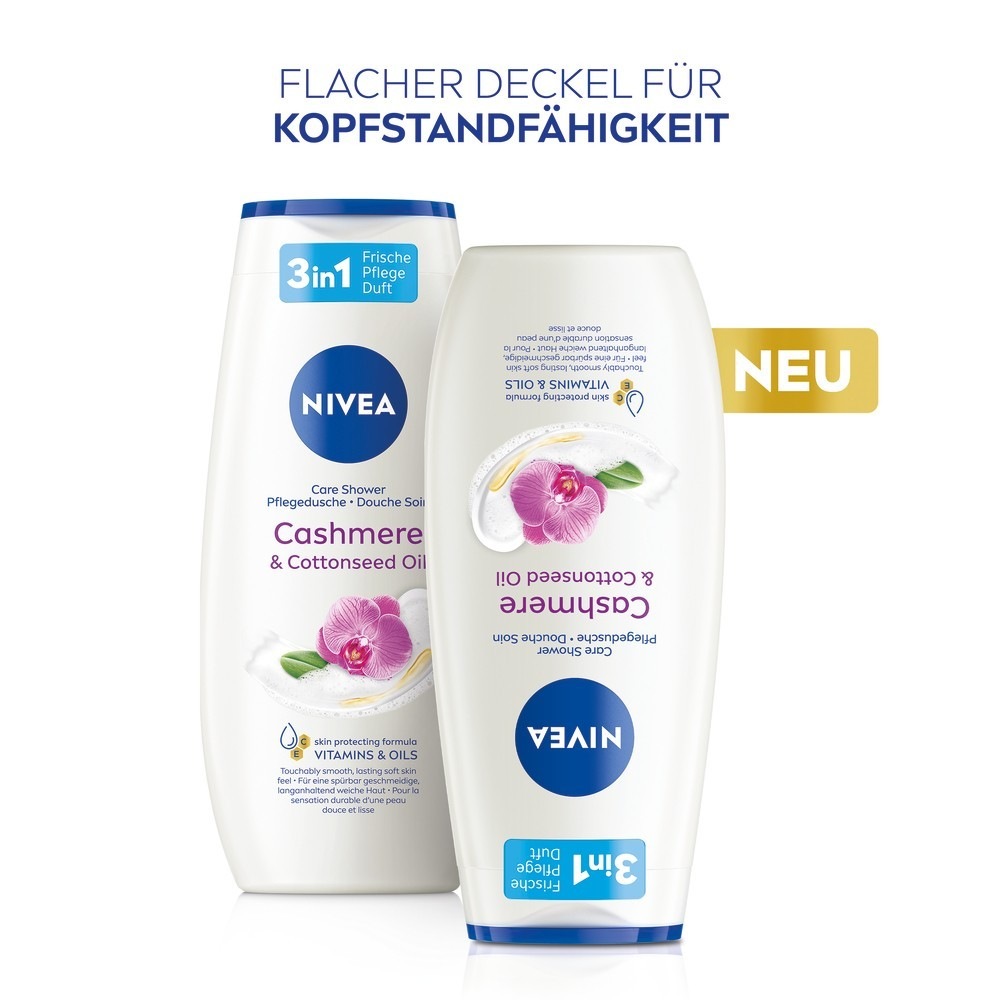 Гель для душа soft care cashmere & cottonseed oil Nivea, объем 250 мл — фото 4