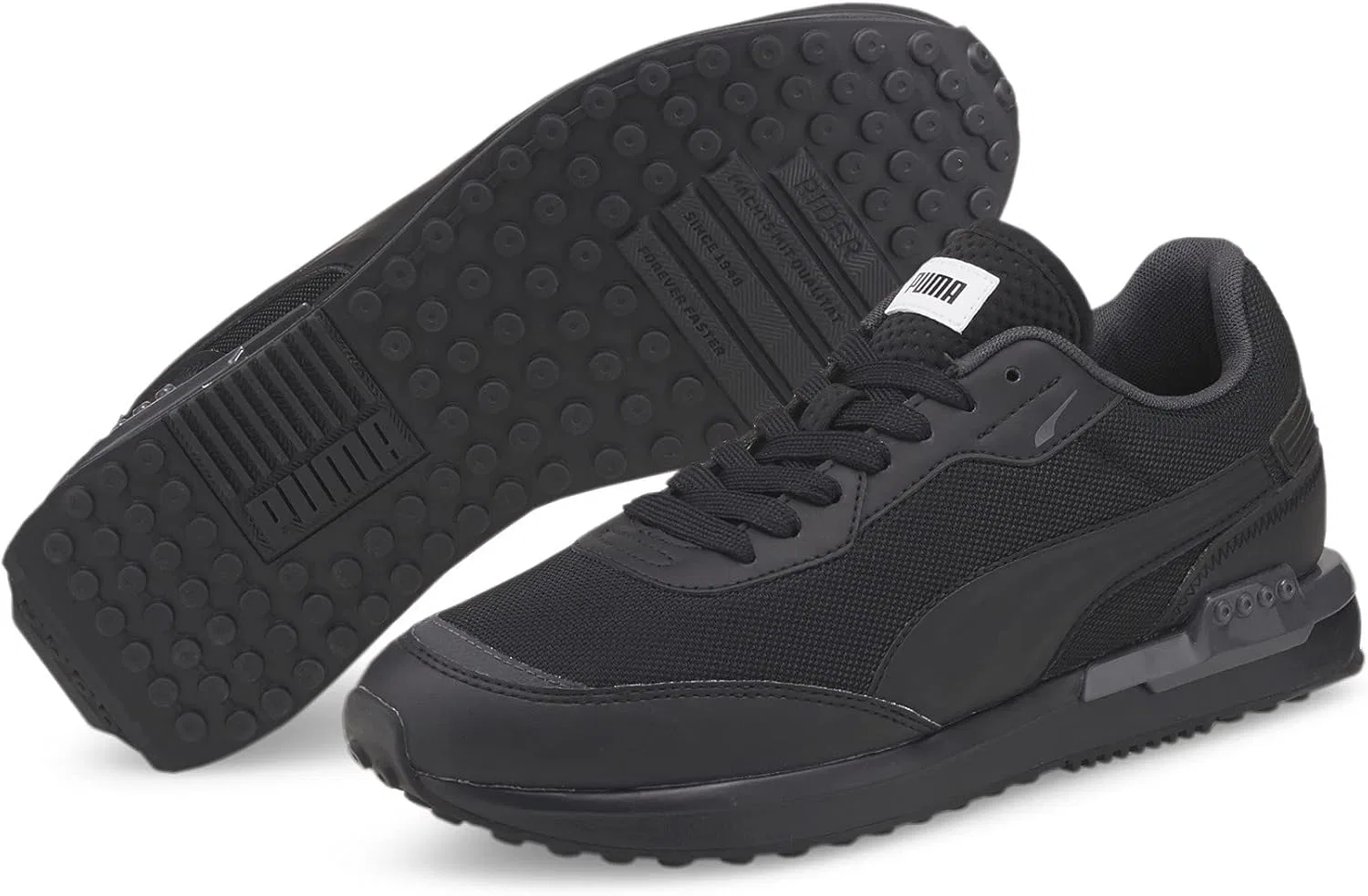 PUMA Унисекс City Rider Формованные кроссовки, Puma Black. — фото 2