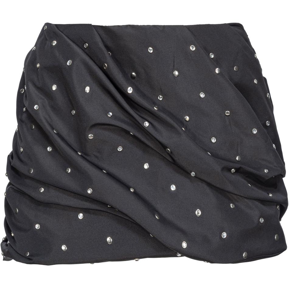 

Украшенная плиссированная юбка PINKO, черный