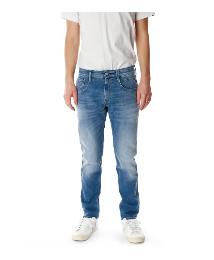 

Джинсы Anbass зауженного кроя Replay, синий