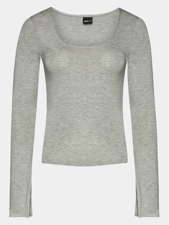 

Узкая блузка Gina Tricot, серый