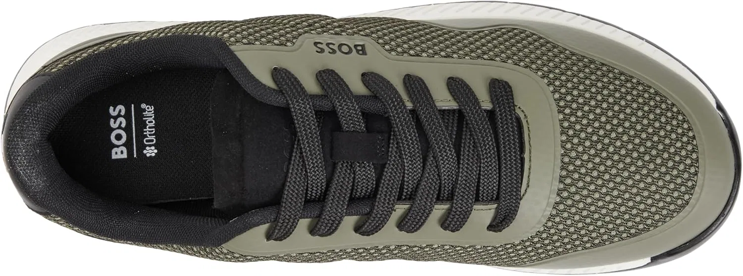 Мужские кроссовки BOSS Titanium Runn Meth, Open Green — фото 3