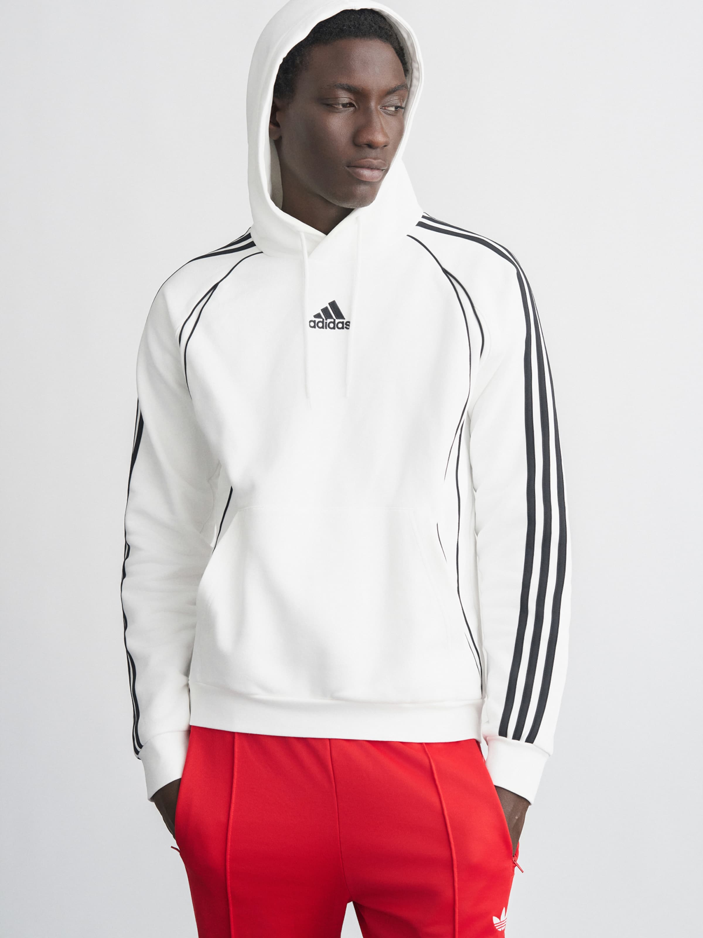 Adidas Originals Толстовка в белом цвете — фото 2