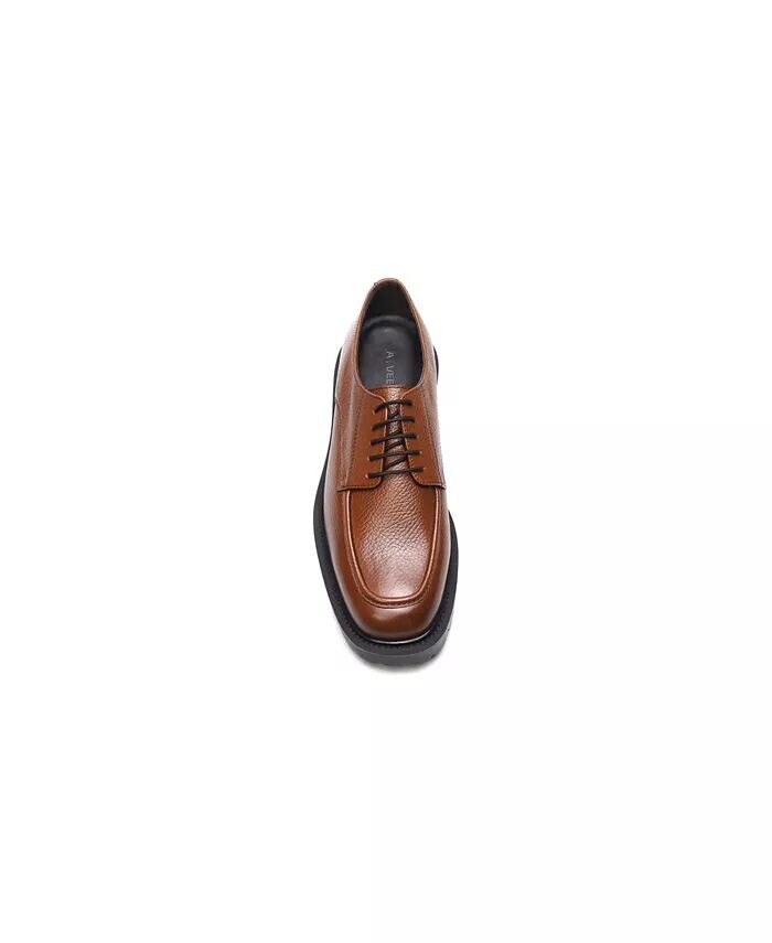 Мужские туфли Morgan Leather Lace Up A. Veer, коричневый/бежевый — фото 3