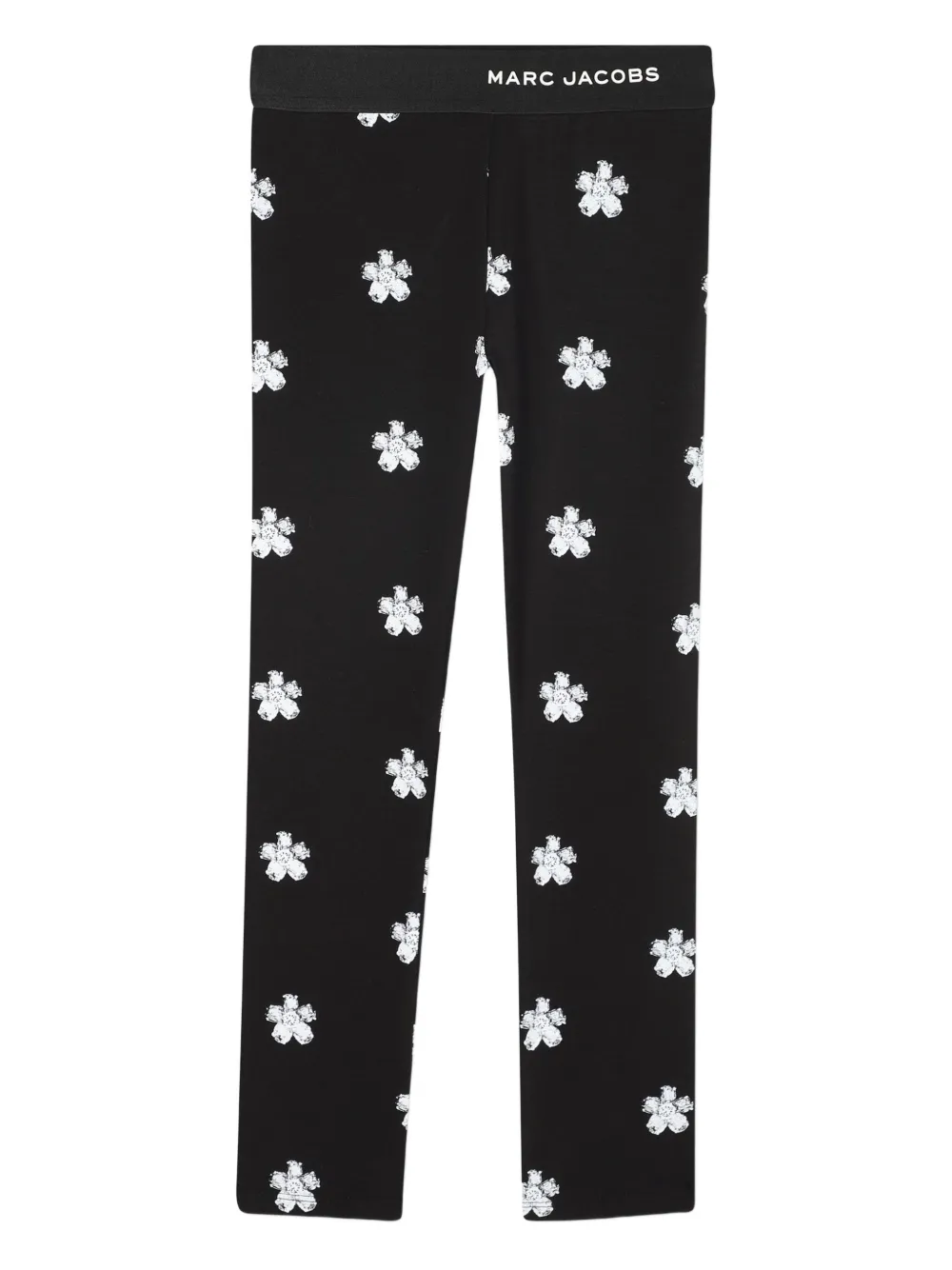 

Леггинсы с цветочным принтом Marc Jacobs Kids, черный