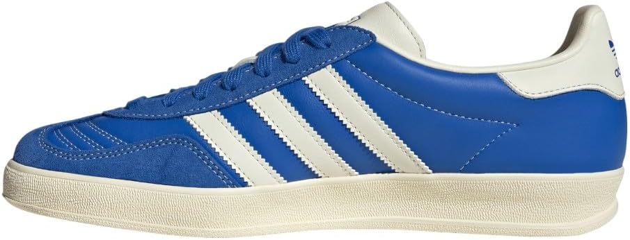 Мужские кроссовки adidas Gazelle Indoor на шнуровке, повседневные - синие — фото 3