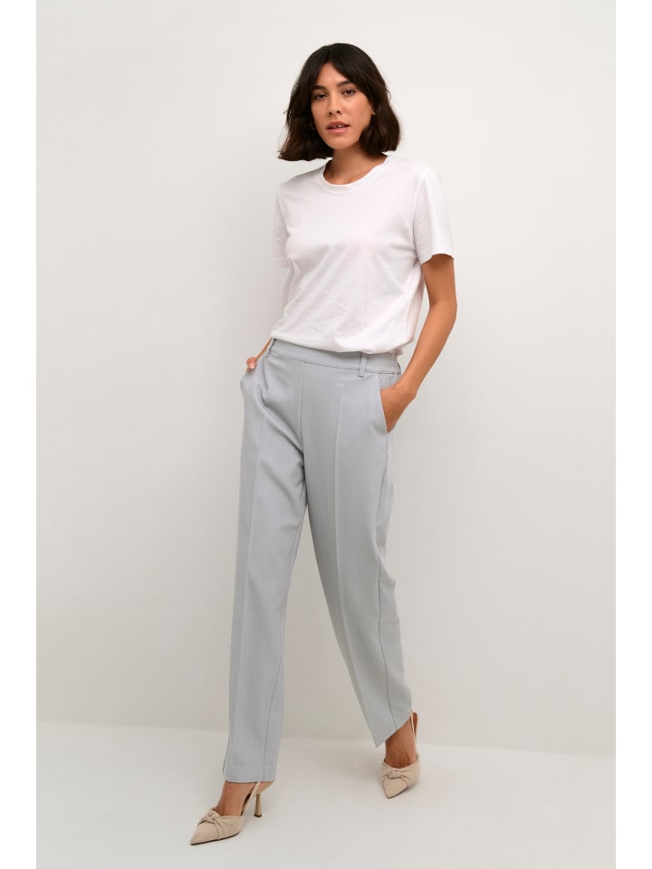 

Костюмные Брюки Kaffe, серый меланж