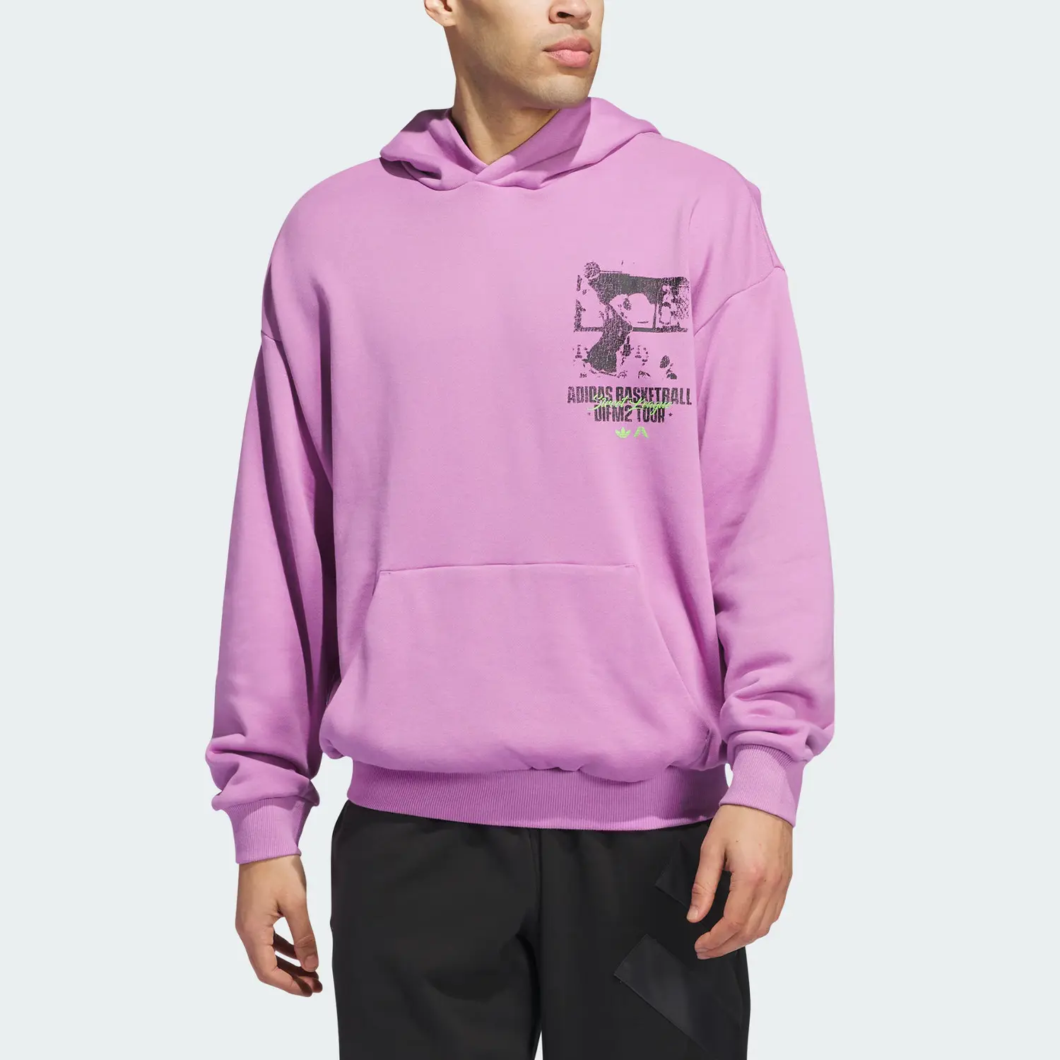 Adidas Толстовка Anthony Edwards Collection Basketball FW24 мужская dark purple — фото 4