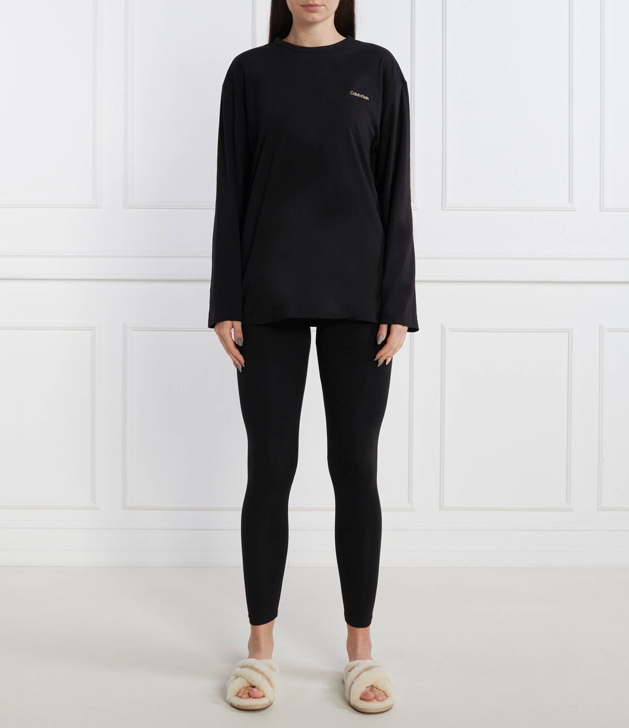 

Пижама Calvin Klein Underwear Relaxed fit, черный