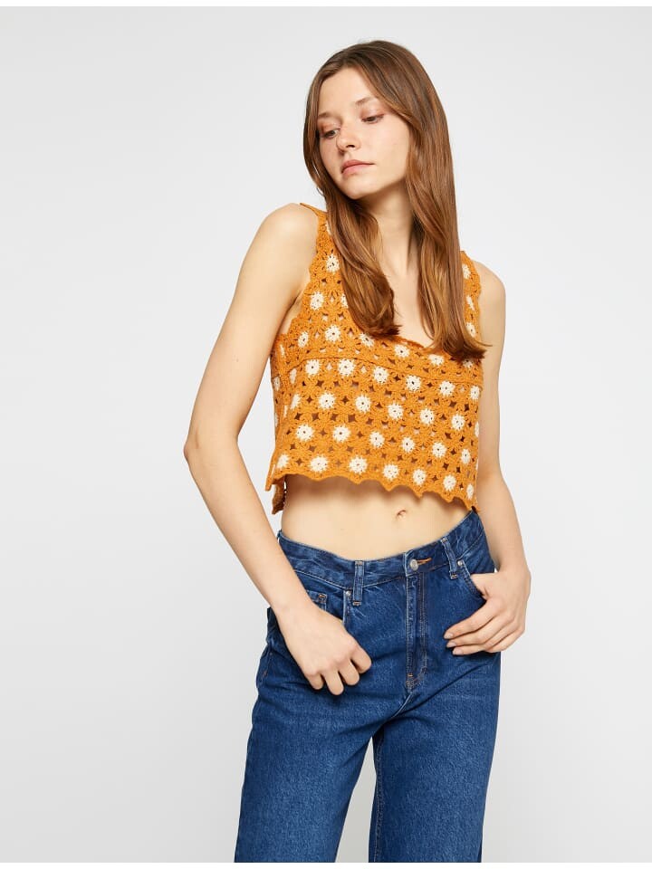 

Топ KOTON Tank, цвет beige gemustert