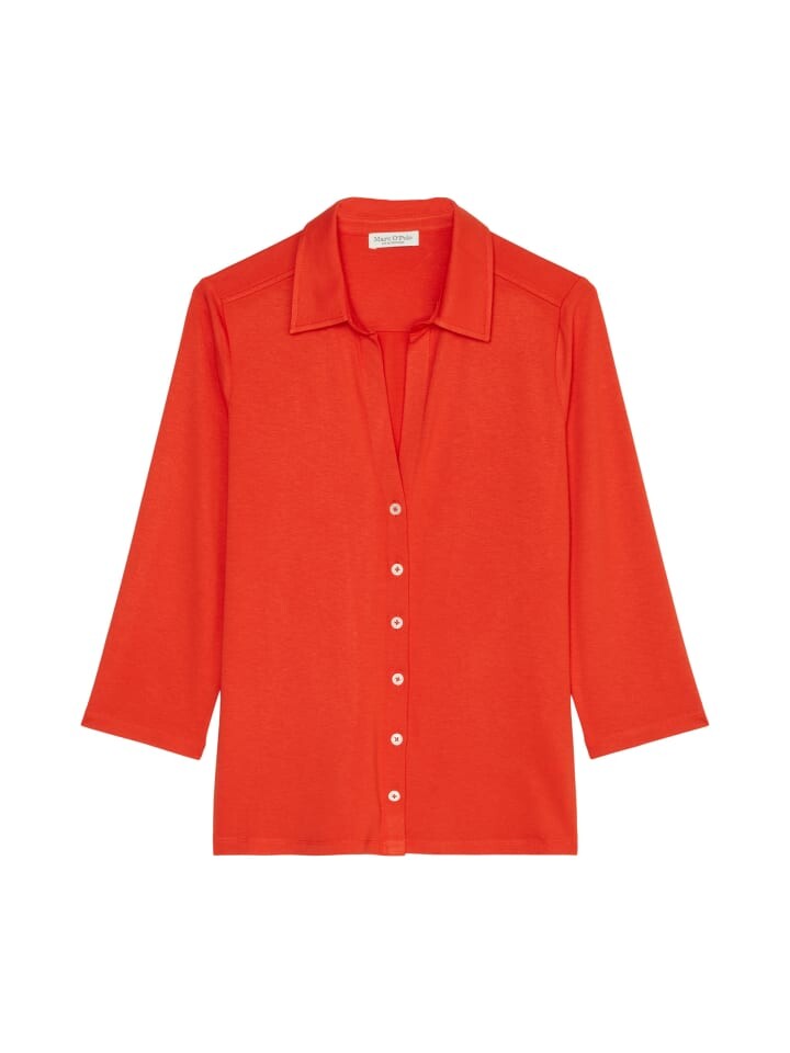 

Футболка Marc O'Polo Jersey Bluse regular, цвет poppy red