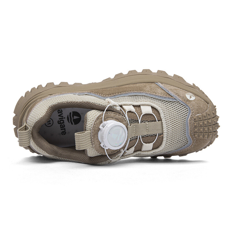 Кроссовки NAVIGARE Kids Lifestyle Shoes Kids Low-top Beige/Khaki, цвет Micaqi [Wide feet and fat feet are recommended to take one size larger] — фото 4