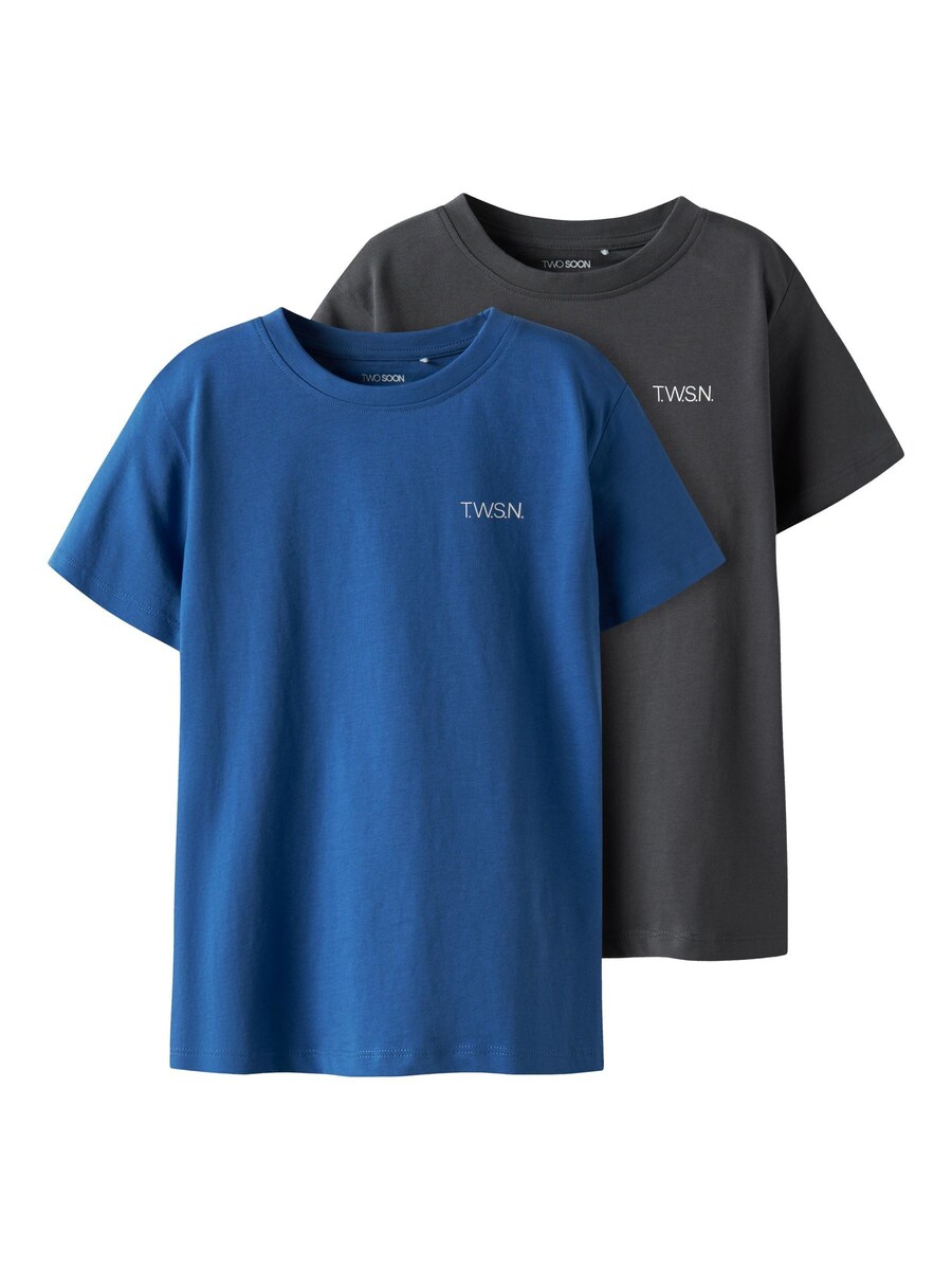

Рубашка TWO SOON, цвет Blue/Dark grey
