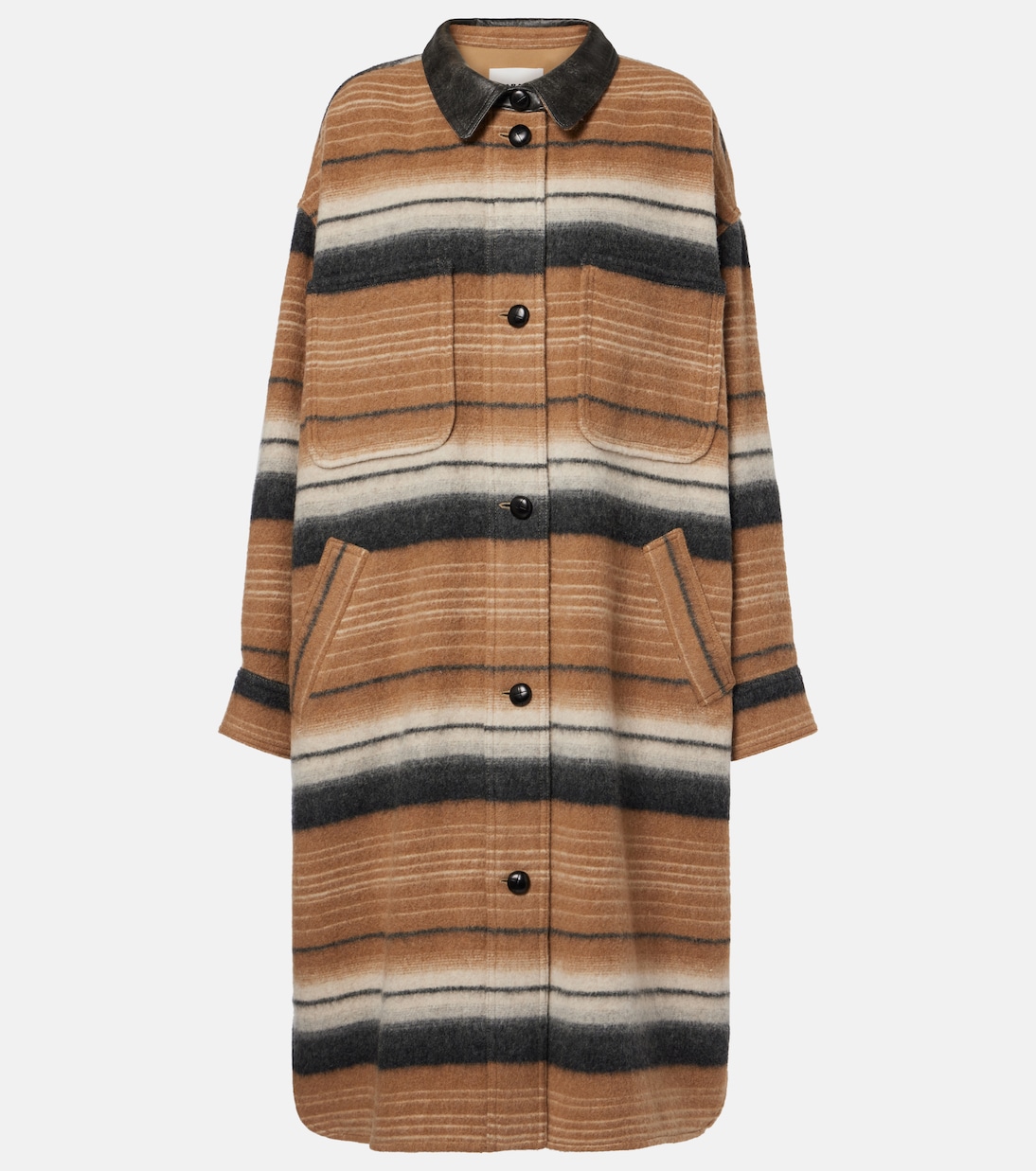

Пальто из шерсти Джилага Marant Etoile, кэмел