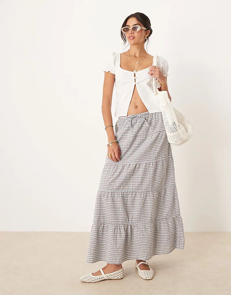 

Многоярусная юбка макси Cotton On Haven в разноцветном цвете Cotton:On
