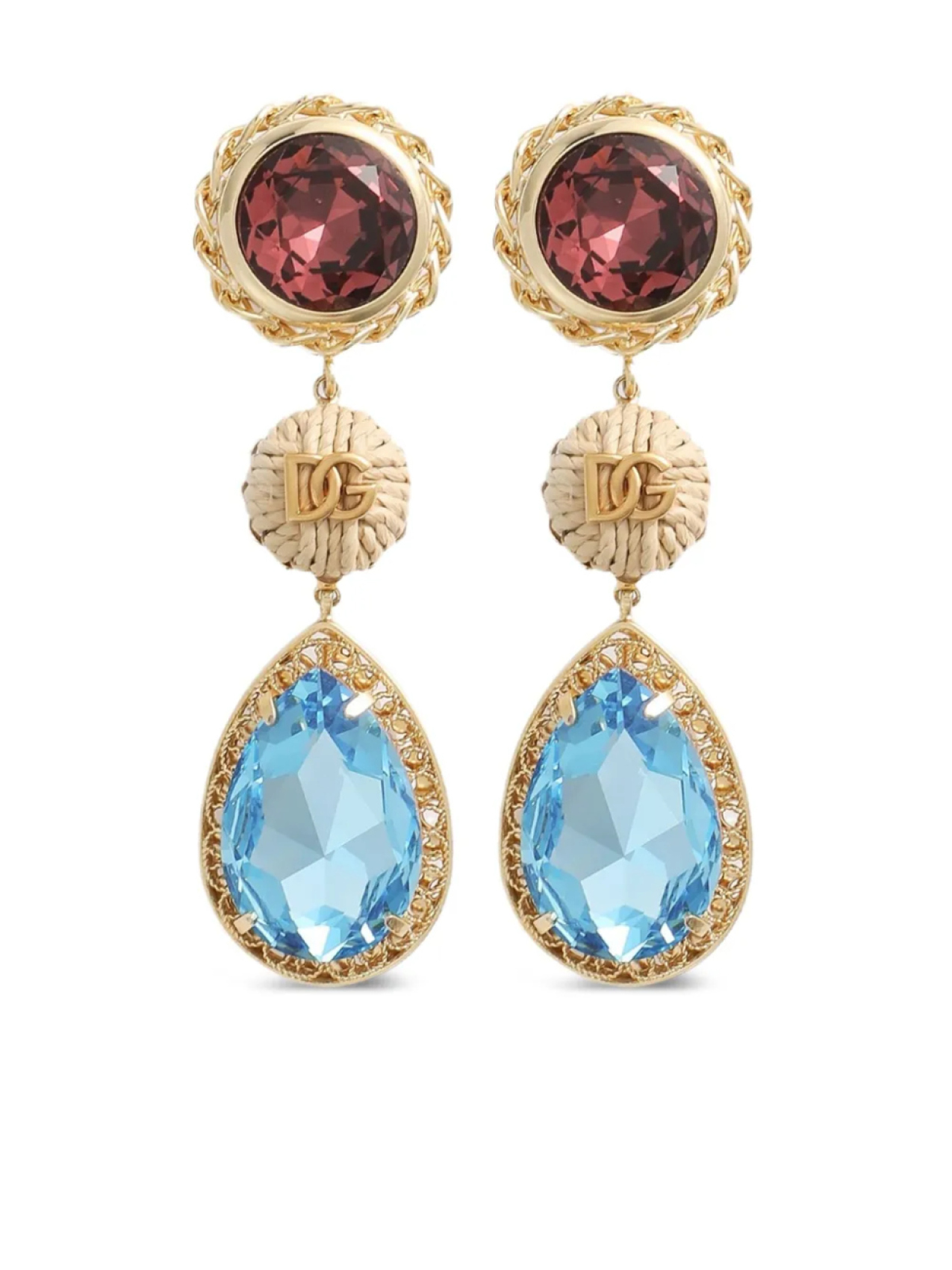 

Dolce & Gabbana серьги-подвески, золотой