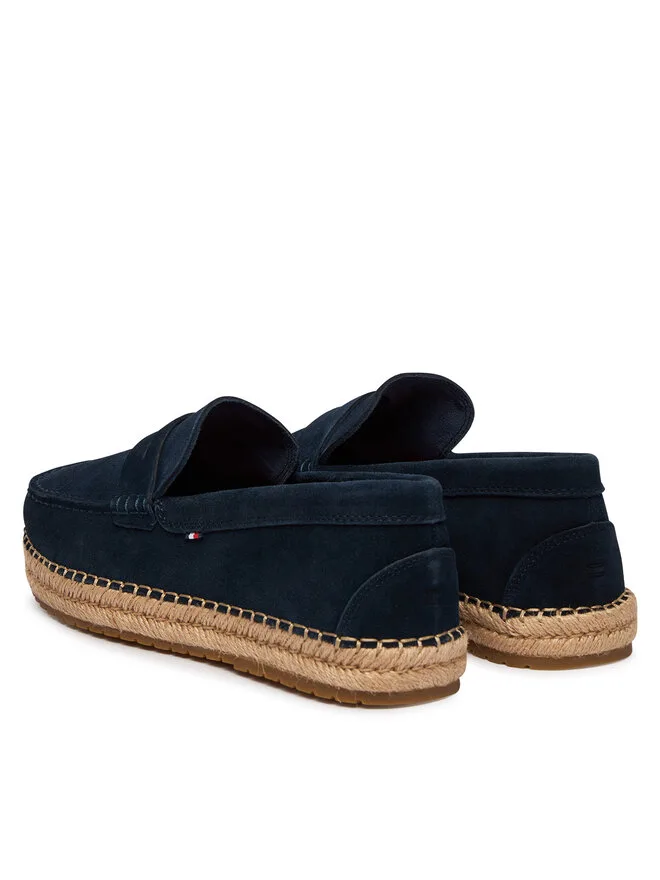 Tommy Hilfiger Эластичные эспадрильи Hilfiger Sde Espadrille FM0FM05794 темно-синий — фото 3