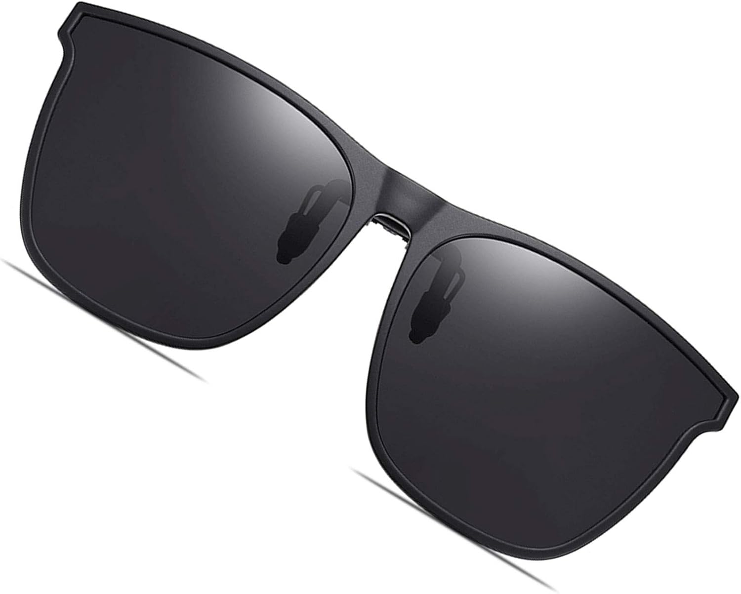 

Поляризованные солнцезащитные очки с зажимом, увеличенного размера, с защитой от УФ-излучения UV400, антибликовые, для рыбалки и вождения, для ношения поверх очков с диоптриями FF FRAZALA, Black