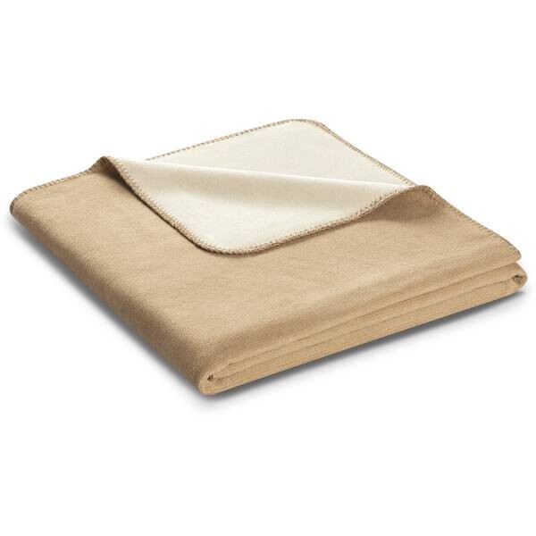 

Плед Biederlack Melange Doubleface, 200 см цвет creme/natur