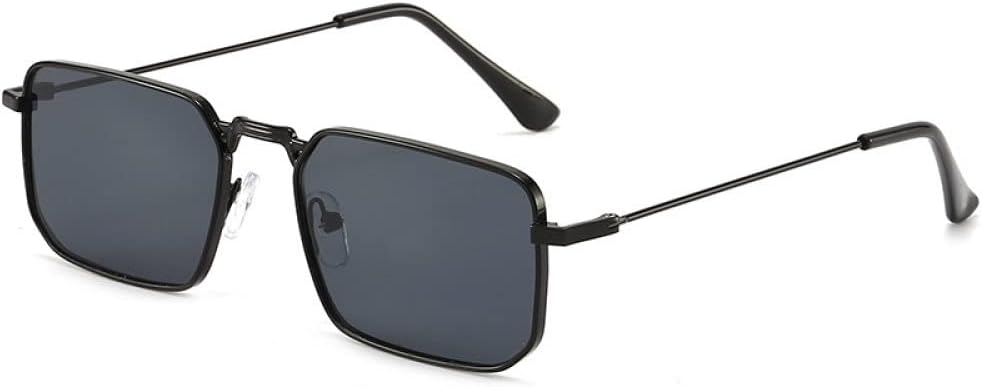 

Солнцезащитные очки прямоугольной формы для женщин, очки в металлической оправе, винтажные квадратные солнцезащитные очки для мужчин, женские солнцезащитные очки MTZJH, 2